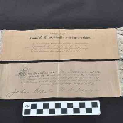 National Camp Meeting Association membership ribbons