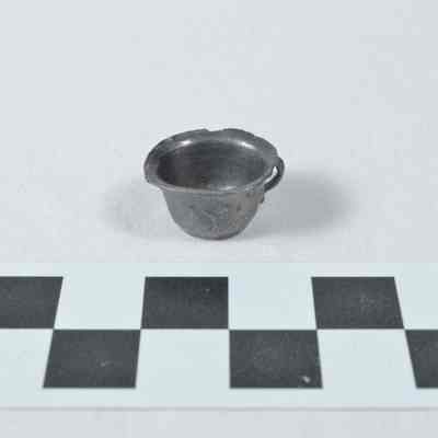 Doll's pewter cup