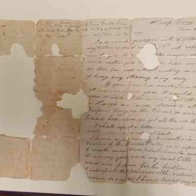 LF3a Letter: Edward Lucas to Mary Lucas, p 1