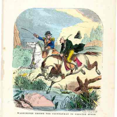 Washington Urging the Countrymen to Greater Speed