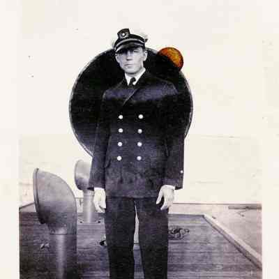 Frank W. Buckles aboard unknown ship