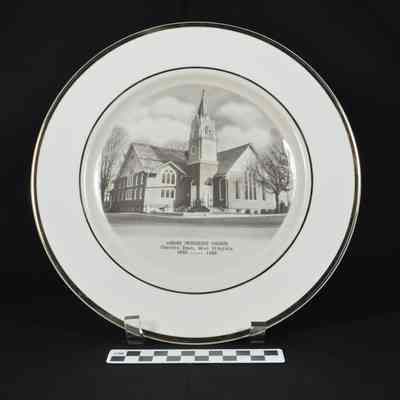 Asbury Methodist Church commemorative plate