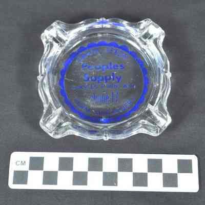 Peoples Supply ashtray