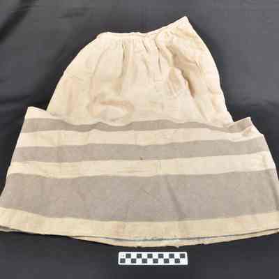 Cotton tan colored three piece dress