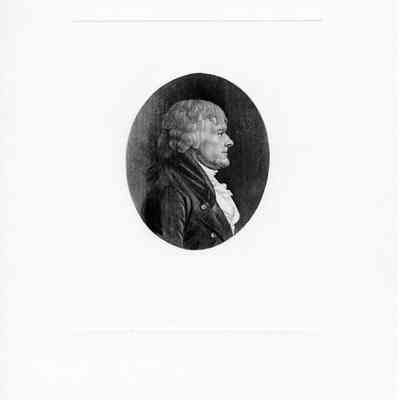 One of nine portrait prints of Thomas Jefferson