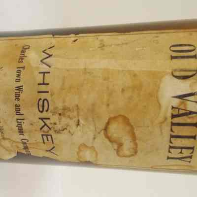 Old Valley Whiskey bottle