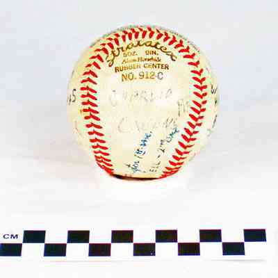 Regulation baseball from sectional tourney