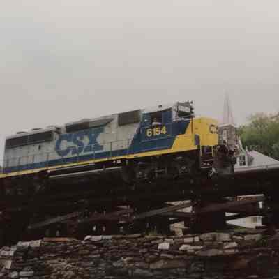 CSX train in Harpers Ferry