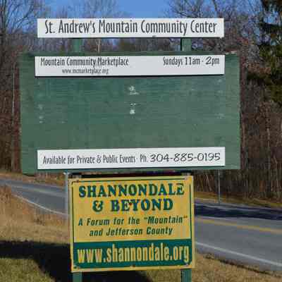 St. Andrew's Mountain Community Center sign