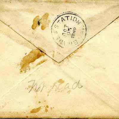 Brandy Station postmark from 1889