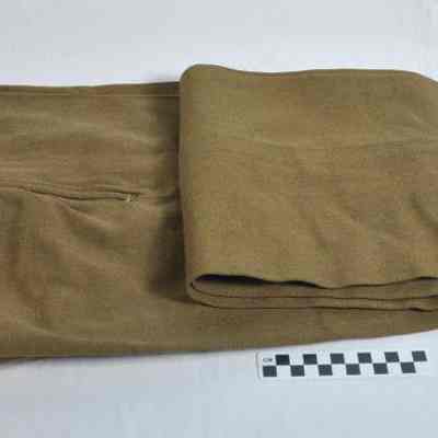 World War II olive drab brown heavy winter uniform pants