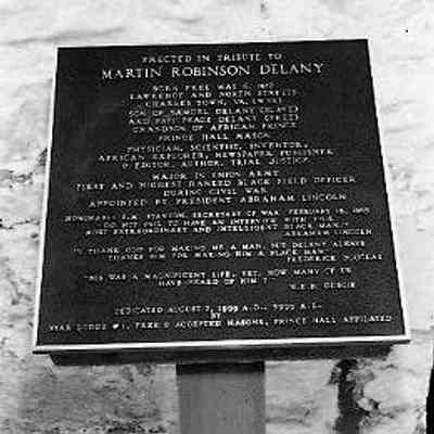 Dedication ceremony, tribute to Martin Delany at Star Lodge, August 7, 1999