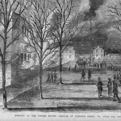 Burning of the United States Arsenal at Harper's Ferry