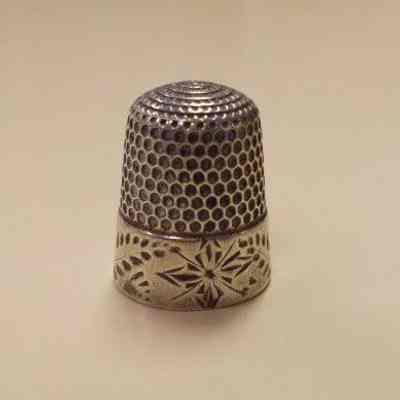 Sterling silver thimble