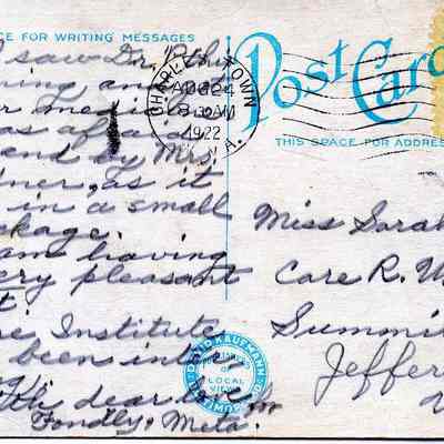 The County Jail Postcard: Origformat: Other