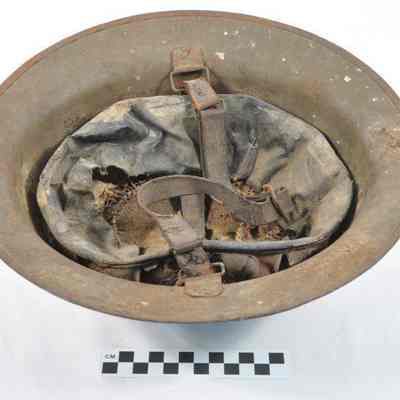 World War I U.S. Infantry steel helmet
