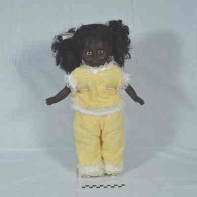 Black plastic doll