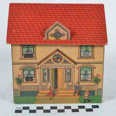 Cardboard dollhouse