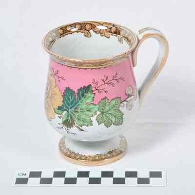 Lusterware shaving mug