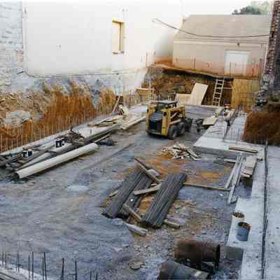 Site excavation Nov 1, 1999