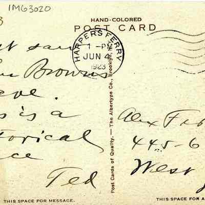 Harper's Ferry and Shenandoah Bridge From Jefferson Rock