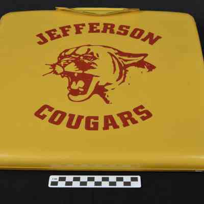 Jefferson Cougars seat cushion - top