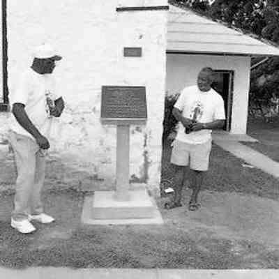 Dedication ceremony, tribute to Martin Delany at Star Lodge, August 7, 1999