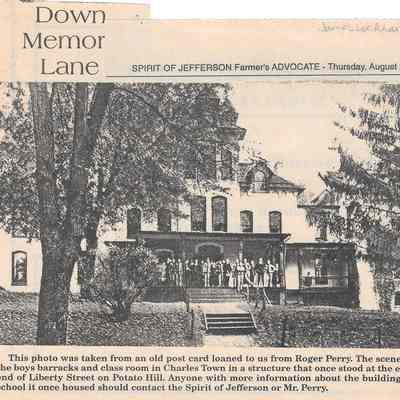 Mt. Parvo Institute, Liberty Street, Potato Hill, Charles Town (IMG3908097)