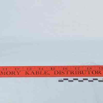 J. Emory Kable yardstick