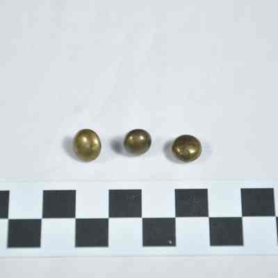 Three ball, Zouave Civil War era buttons