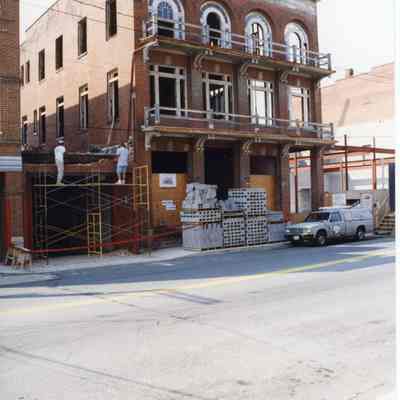Constructing new St. Margaret's Hall in Charles Town, West Virginia in 1998