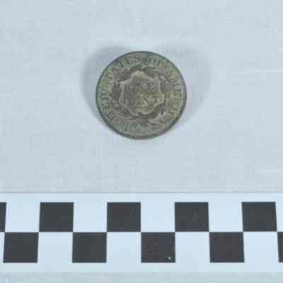 US large-cent coin  - side 2