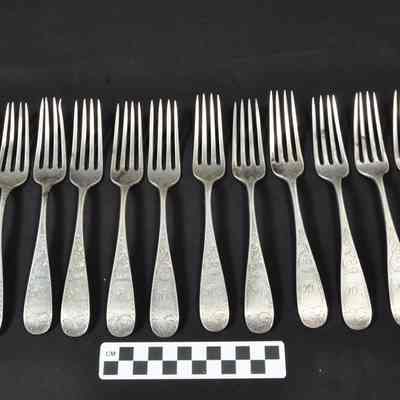 Sterling silver dinner forks