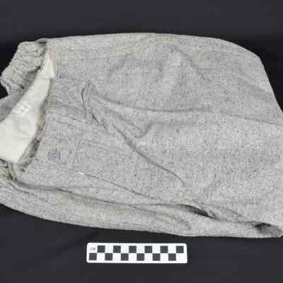 Gray wool knickers
