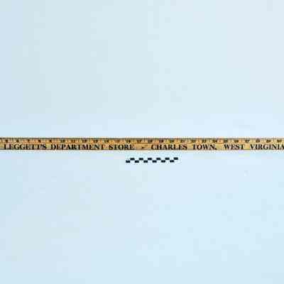 Leggett's Department Store yardstick