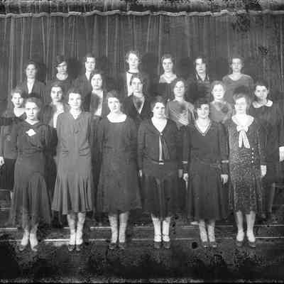 St. Hilda's Hall third academic class members in 1930