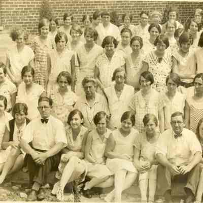Perfection Garment Company employees, Ranson Branch, August 19, 1929