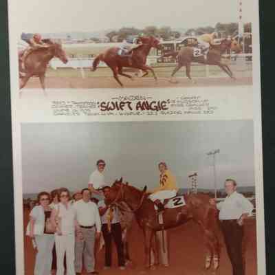 "Swift Angie" Winners Circle Photo