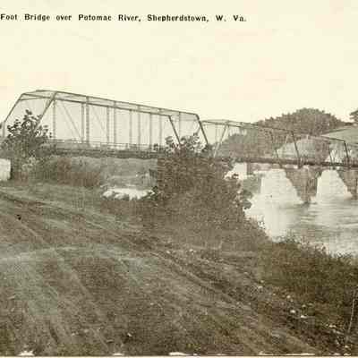 Foot Bridge over Potomac River, Shepherdstown, W. Va.