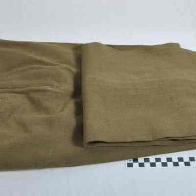 World War II olive drab brown heavy winter uniform pants