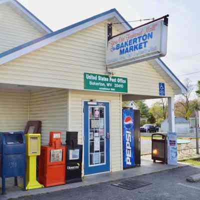 Bakerton Post Office is inside the Bakerton Market, 2020