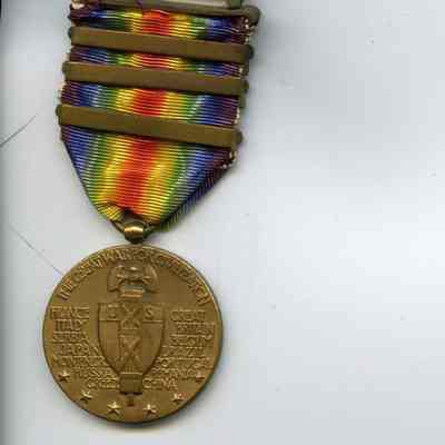Milton's Victory Medal - reverse
