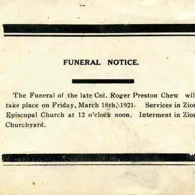 Funeral notice