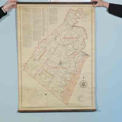 Map of Jefferson County West Virginia Also known as Shaw-Whitmer map of Jefferson County