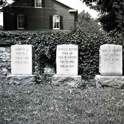 Wiswell and Moore headstones