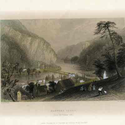 Harpers Ferry (from the Potomac side)