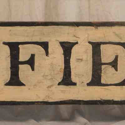 Duffields railroad station sign