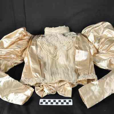 Two piece silk/satin wedding dress - bodice