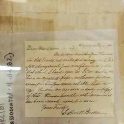 Note from S. Howell Brown
