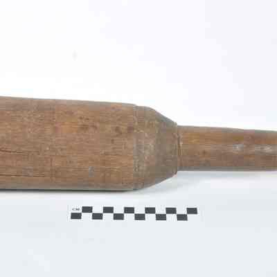 Wooden pestle or crusher